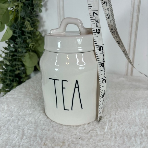 Rae Dunn TEA Canister Jar Ceramic Artisan Collection by Magenta Farmhouse Decor - Picture 5 of 7